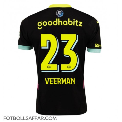 PSV Eindhoven Joey Veerman #23 Bortatröja 2024-25 Kortärmad